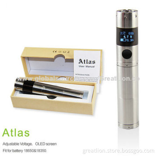 New Designed Hot Mechanical Atlas Mod with Big Capacity Huge Vapor, 125mm Length
